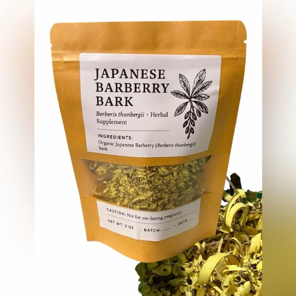 Japanese Barberry Bark | Berberis thunbergii | Dried Bark